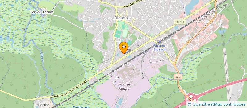 localisation de l'entreprise SCI L'HEURE DU SOURIRE  BIGANOS