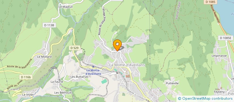 localisation de l'entreprise SCI L HEUSTRIERE  LA MOTTE-D'AVEILLANS