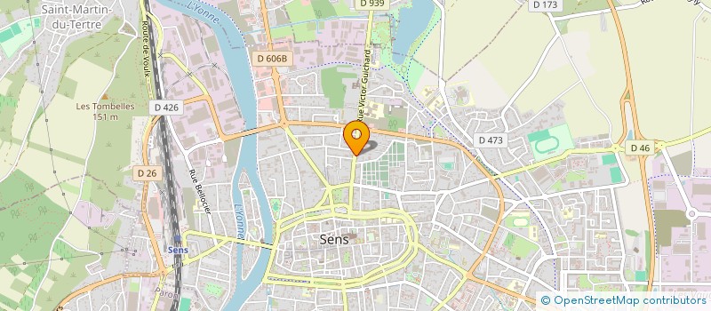localisation de l'entreprise SCI L HIBISCUS à SENS
