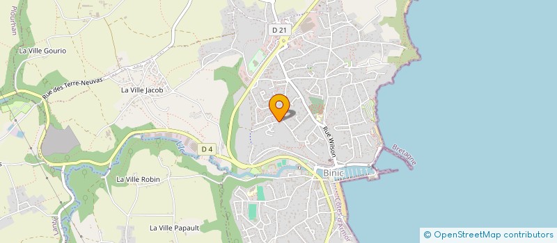 localisation de l'entreprise SCI L'HIBISCUS  BINIC-ETABLES-SUR-MER