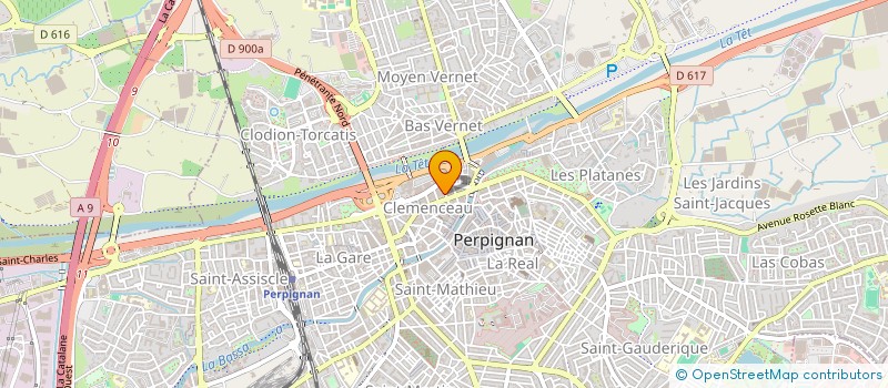 localisation de l'entreprise SCI L'HIPPOCAMPE  PERPIGNAN