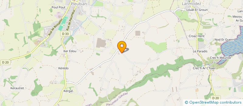 localisation de l'entreprise SCI L'HIPPOCAMPE  PLEUBIAN