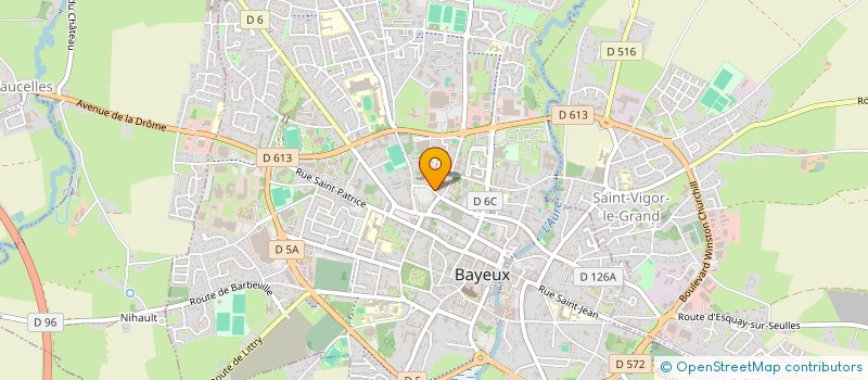 localisation de l'entreprise SCI L'HIRONDELLE  BAYEUX