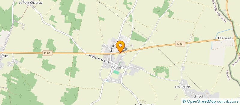 localisation de l'entreprise SCI L'HIRONDELLE  POUANT