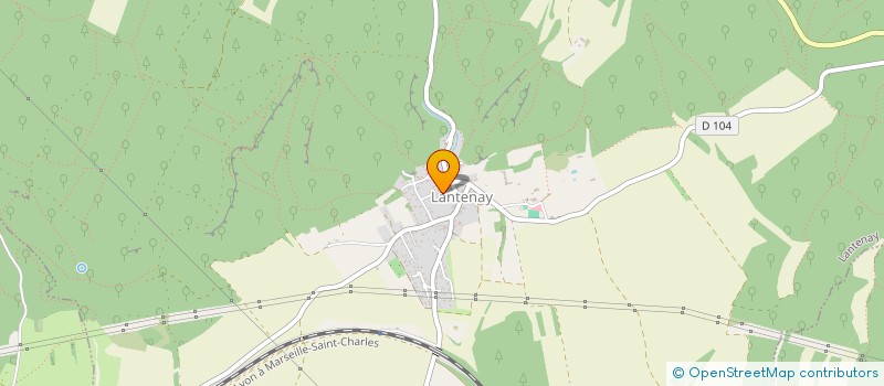 localisation de l'entreprise SCI L'HIRONDELLE  LANTENAY