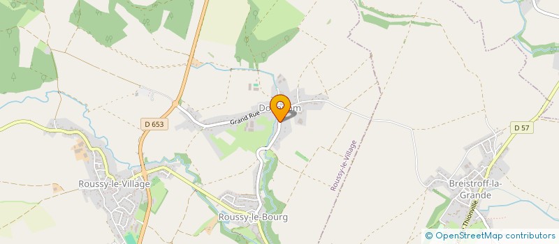 localisation de l'entreprise SCI L'HIRONDELLE  ROUSSY-LE-VILLAGE