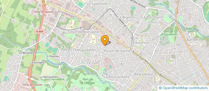 localisation de l'entreprise SCI L'HIRONDELLE  SAINT-HERBLAIN