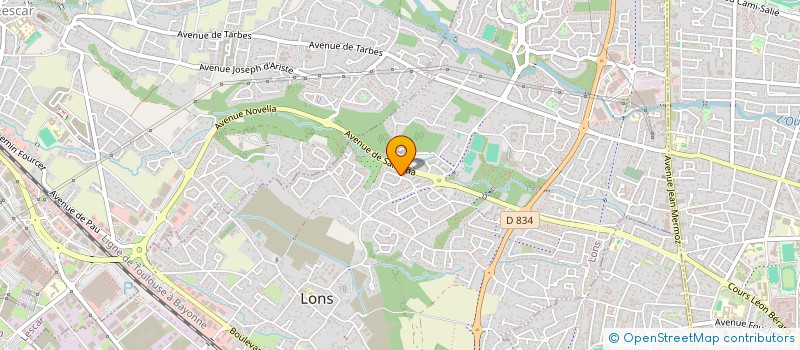 localisation de l'entreprise SCI L HIRONDELLE à LONS