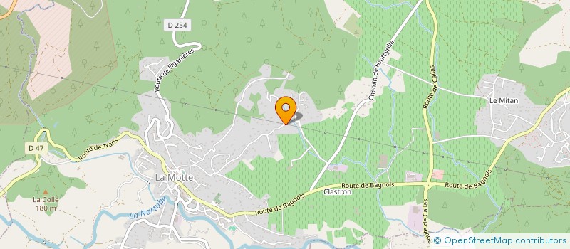 localisation de l'entreprise SCI L'HIRONDELLE  LA MOTTE