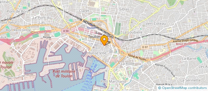 localisation de l'entreprise SCI L 'HIRONDELLE  TOULON