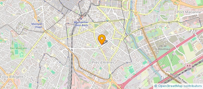 localisation de l'entreprise SCI L HIRONDELLE à MONTPELLIER