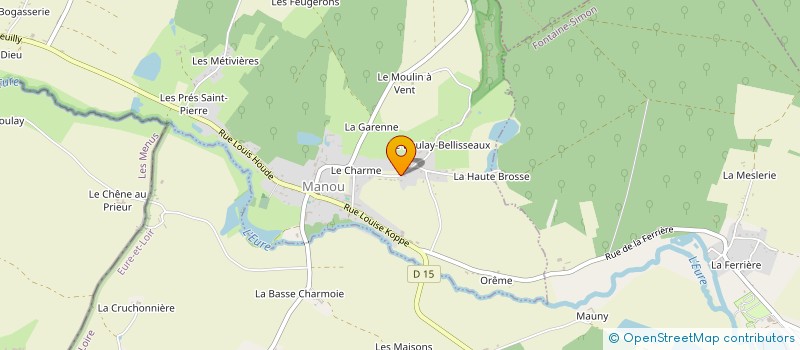 localisation de l'entreprise SCI L'HIRONDELLE à MANOU