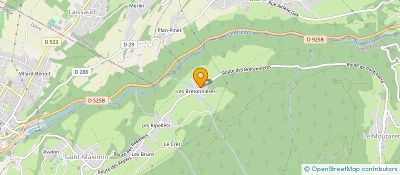 localisation de l'entreprise SCI L'HIRONDELLE DES BRETONNIERES  SAINT-MAXIMIN