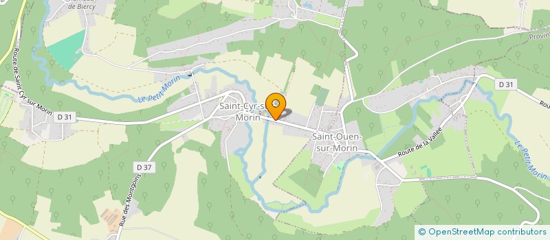 localisation de l'entreprise SCI L'HISTOIRE DE GERMILLE  SAINT-CYR-SUR-MORIN