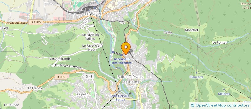 localisation de l'entreprise SCI L'HOCEANE  SAINT-GERVAIS-LES-BAINS