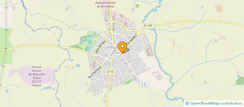 localisation de l'entreprise SCI L'HOMMAGE  LE MAY-SUR-EVRE