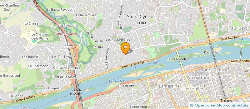 localisation de l'entreprise SCI L'HOMME NOIR à SAINT-CYR-SUR-LOIRE