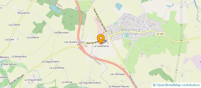 localisation de l'entreprise SCI L HONORA  LE MAY-SUR-EVRE