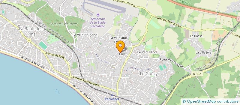 localisation de l'entreprise SCI L'HORIZON  LA BAULE-ESCOUBLAC