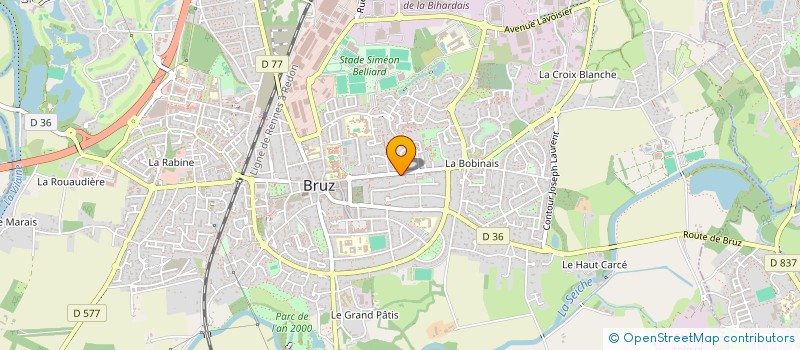 localisation de l'entreprise SCI L'HORIZON  BRUZ