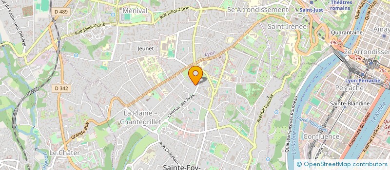 localisation de l'entreprise SCI L'HORIZON FREY  SAINTE-FOY-LES-LYON