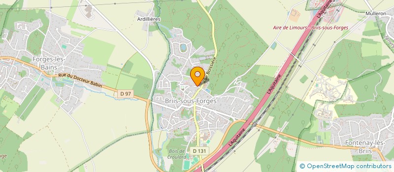 localisation de l'entreprise SCI L HORLOGE DU GUICHET à BRIIS-SOUS-FORGES