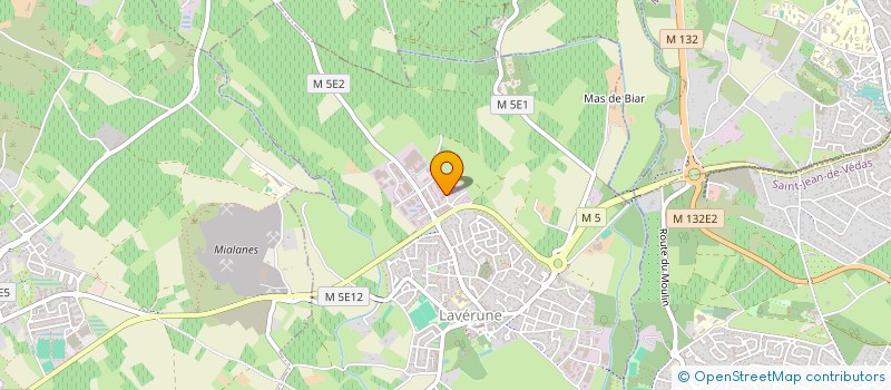 localisation de l'entreprise SCI L'HORN  LAVERUNE