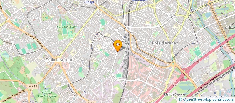 localisation de l'entreprise SCI L'HORTUS à MONTPELLIER