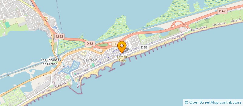 localisation de l'entreprise SCI L HORTUS CARNON  MAUGUIO