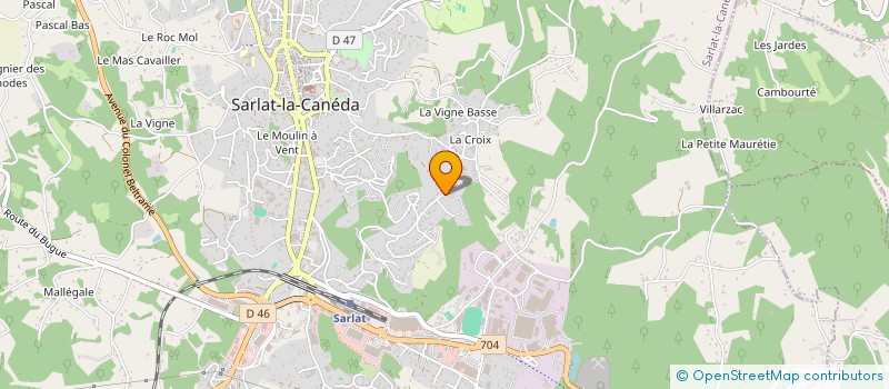 localisation de l'entreprise SCI L'HOSTELLERIE à SARLAT-LA-CANEDA