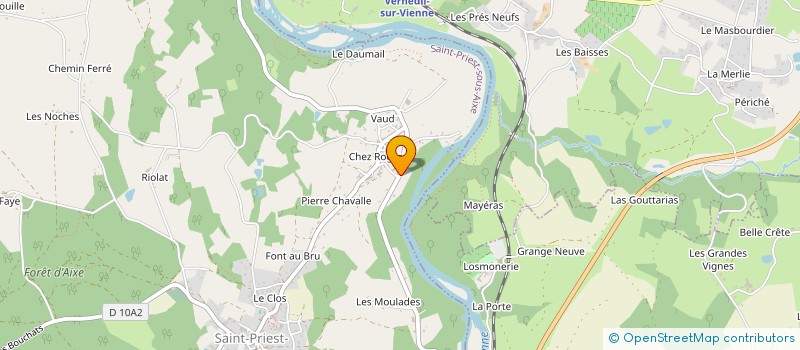localisation de l'entreprise SCI L'HOUME à SAINT-PRIEST-SOUS-AIXE