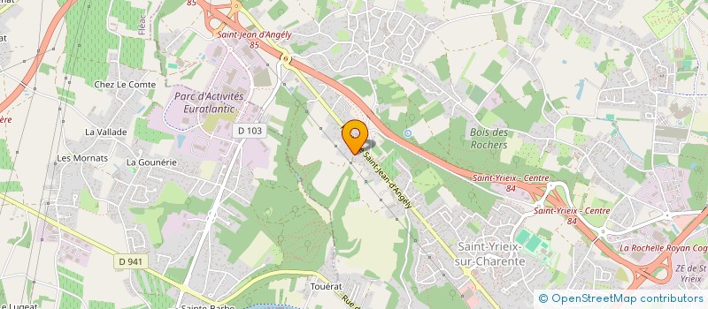 localisation de l'entreprise SCI L'HOUMEAU  SAINT-YRIEIX-SUR-CHARENTE