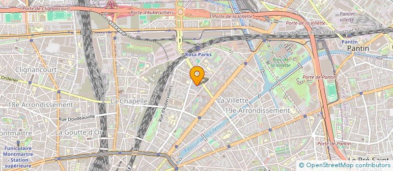 localisation de l'entreprise SCI L.HUGO  PARIS