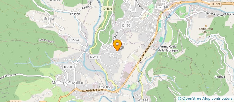 localisation de l'entreprise SCI L'HUIRE  AVEZE