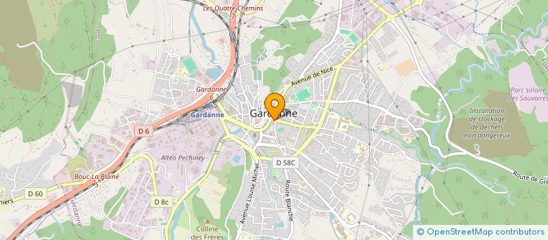 localisation de l'entreprise SCI L'HUIS BORELY à GARDANNE