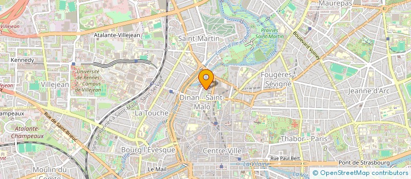 localisation de l'entreprise SCI L HYVET  RENNES
