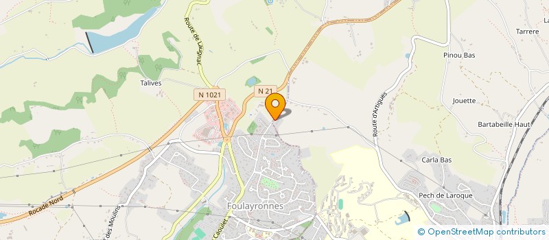 localisation de l'entreprise SCI L&I  PONT-DU-CASSE