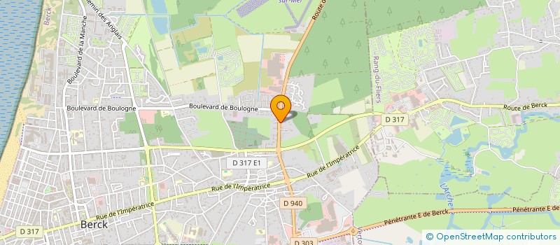 localisation de l'entreprise SCI  L.I.F.  BERCK