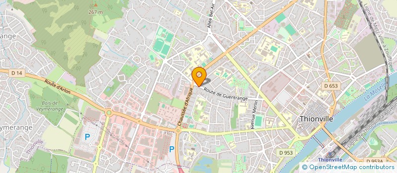 localisation de l'entreprise SCI L.I.O.V. à THIONVILLE
