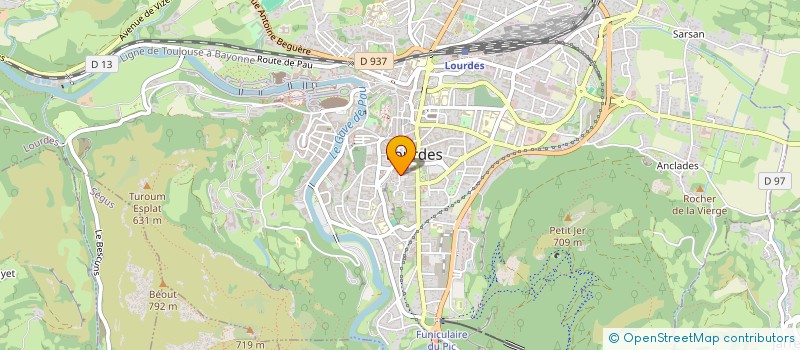 localisation de l'entreprise SCI L ICONE  LOURDES