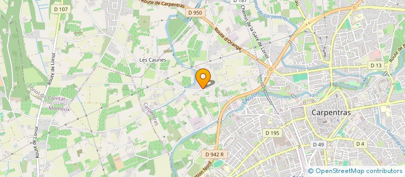 localisation de l'entreprise SCI L'IF  CARPENTRAS