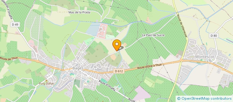 localisation de l'entreprise SCI L IGLOO à BAGES