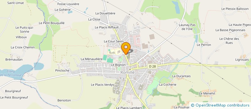 localisation de l'entreprise SCI L'IGROUAIS  ROMILLE