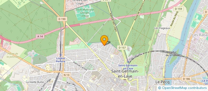 localisation de l'entreprise SCI L'ILE AUX DAMES  SAINT-GERMAIN-EN-LAYE