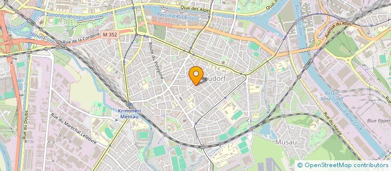 localisation de l'entreprise SCI L'ILE AUX FRENES  STRASBOURG