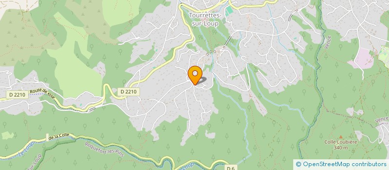 localisation de l'entreprise SCI L ILE CROI  TOURRETTES-SUR-LOUP