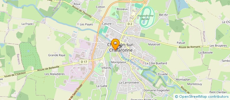 localisation de l'entreprise SCI L'ILE D'AINAY  CHATILLON-SUR-CHALARONNE