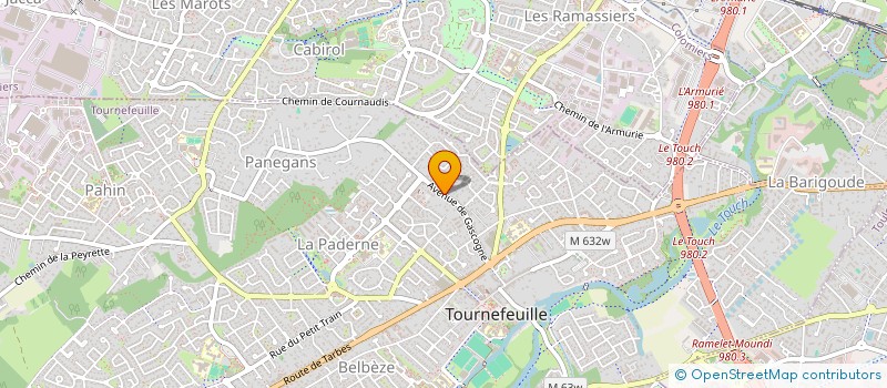 localisation de l'entreprise SCI L'ILE DE PAQUES  TOURNEFEUILLE