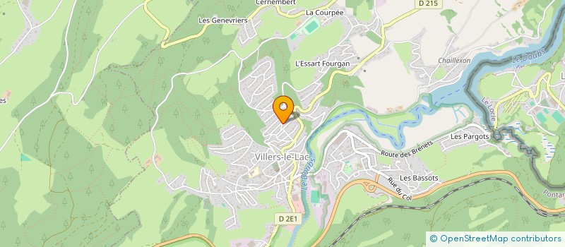 localisation de l'entreprise SCI L'ILE DES BASSOTS  VILLERS-LE-LAC