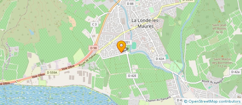 localisation de l'entreprise SCI L ILE DES PINS à LA GARDE